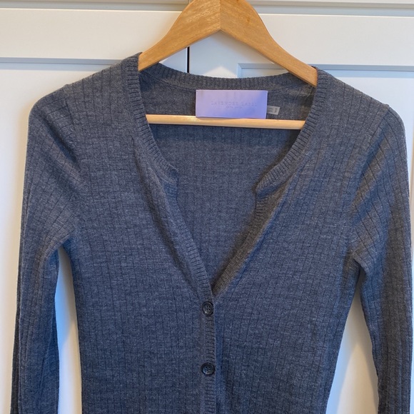 Holiday Vibes! Vera Wang Lavender Label merino wool cardigan - Picture 5 of 12
